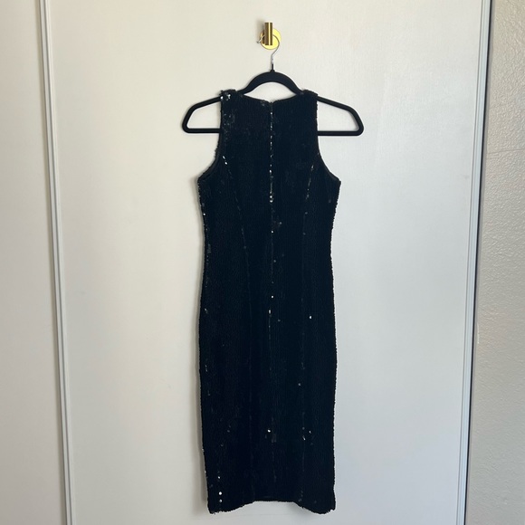 JAYGODFREY Sequin Midi Dress With Leg Slit - Picture 4 of 9